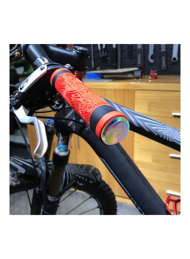 Generic Colorful Bike Handlebar End Plugs Aluminum Alloy Handlebar Caps Bicycle Grip Bar End Caps for Mountain Road Bikes 3*1*2cm - Image 4