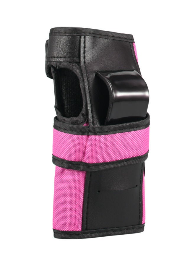 Generic Set of 6 Protective Gear in 1 Knee Elbow Pads with Wrist Guards Multi Sports Safety Protection Pads for Kids/Adults Scooter Skating Cycling M 26x6x20cm  - Image 3