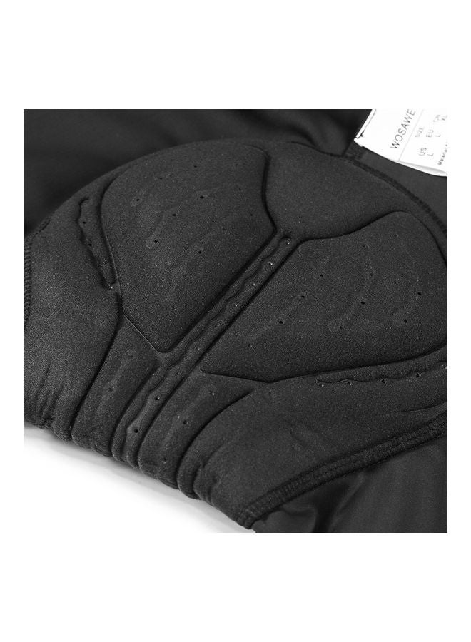 Generic Men Bicycle Pants 3D Padded Road Bike Cycling Windproof Thermal Biking Running Tights XL 30x1x25cm  - Image 5