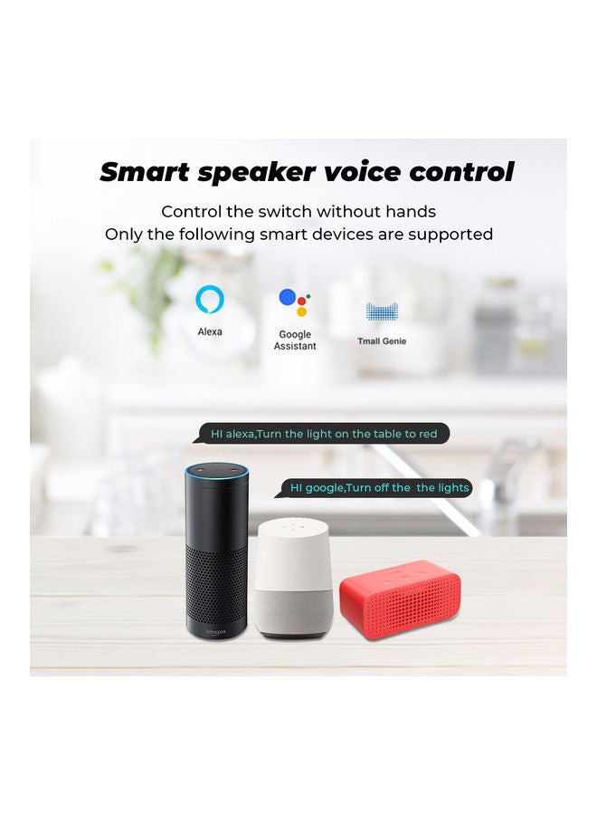 Wifi Wireless Remote Control Smart Socket Plug white 5.8*3.3*5.6cm  - Image 2