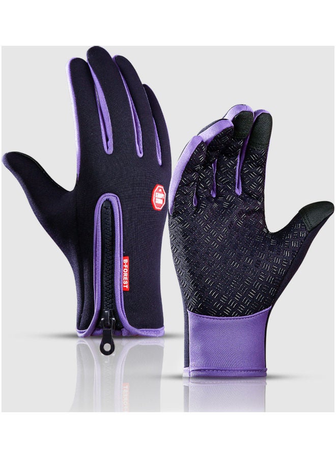 Generic Cycling Touchscreen Waterproof Fleece Thermal Sports Gloves 15 x 3 x 12cm  - Image 1