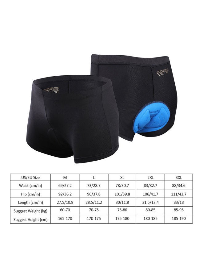 3D Padding Bicycle Underwear Shorts 27x1x23cm - Image 2