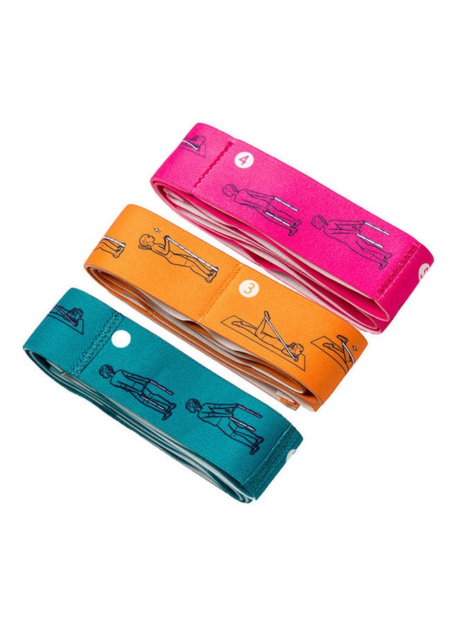Generic Elastic Yoga Pilates Stretch Strap 90x4cm  - Image 3