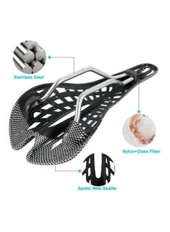 Generic Bike Saddle Seat Breathable Shock Absorption 30 x 5 x 14cm  - Image 3