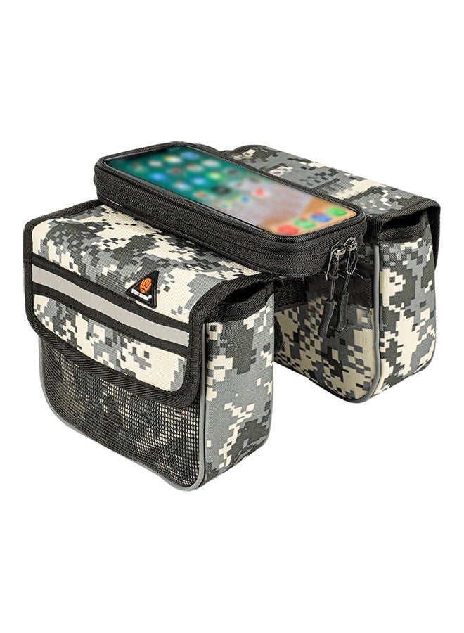 Generic WEST BIKING Cycling Bag Top Front Tube Bag Touchscreen Phone Bag Bicycle Bags 21*7*18cm  - Image 1