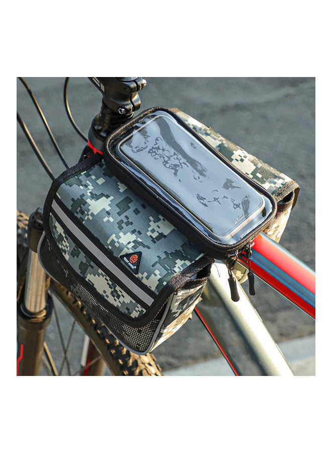 Generic WEST BIKING Cycling Bag Top Front Tube Bag Touchscreen Phone Bag Bicycle Bags 21*7*18cm  - Image 4