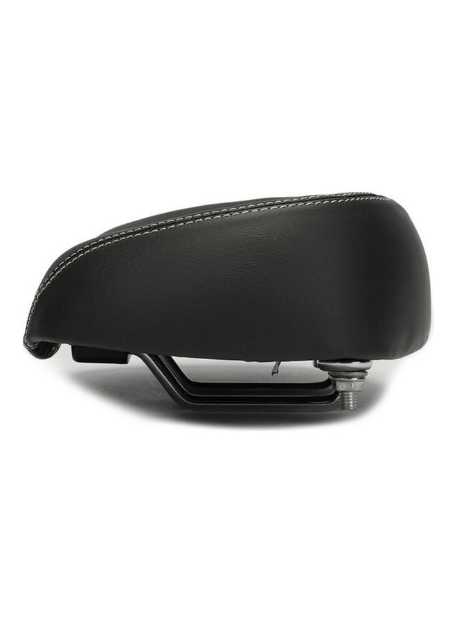 Generic - Big Ass Bike Cycling Noseless Saddle Wide Large Soft PU Pad Seat (Black & Blue) 26*9*17cm - Image 1