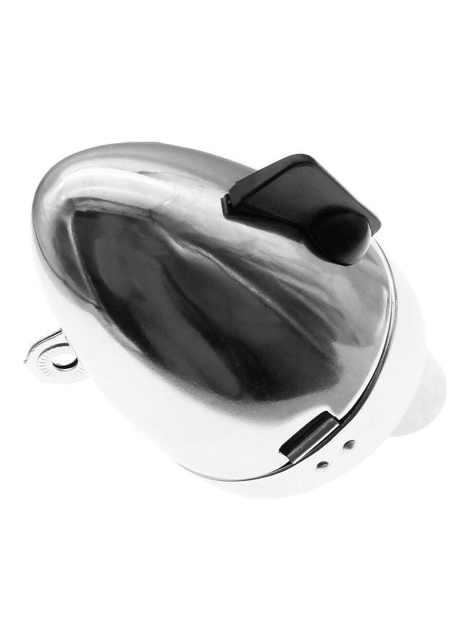 Generic - Classical Chrome Vintage Bike Light Headlight Front Retro Head Lamp 15 x 7.5 x 9cm - Image 1