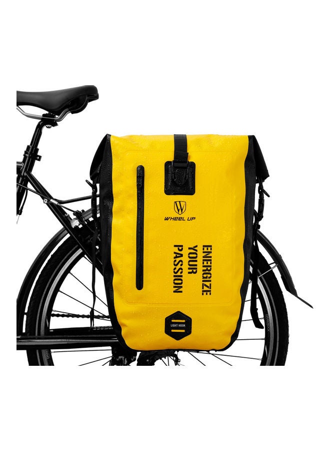 Generic Bicycle Rear Seat Bag Water-Resistant Trunk Bag Bike Pannier Bag Saddle Bag Bike Seat Bag Carrier Pouch 45*18*25cm  - Image 1