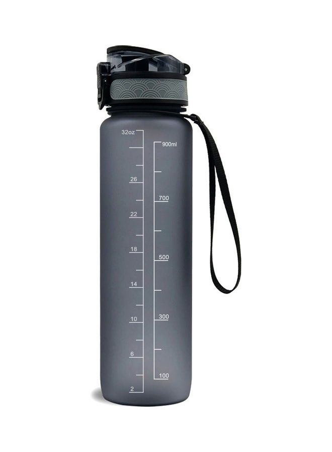 Sports Water Bottle with Time Marker BPA Free & Leak proof Portable Reusable Drinking Kettle Fitness Sport 1L Water Jug for Men Women Kids Student to Camping Office School Gym Workout 29.5*5*7.5cm 29.5*5*7.5cm - v1606055729/N42551813A_2