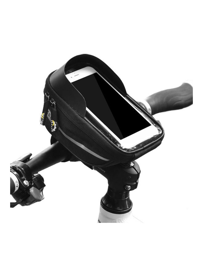 Generic Bicycle Phone Mount Bags Waterproof Front Frame Top Tube Bag with Touch Screen Phone Holder Case Cycling Bike Phone Tool Storage Bag Pack  - Image 1