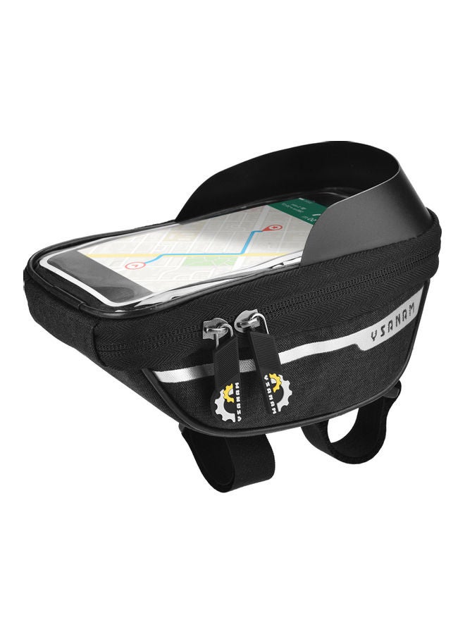 Generic Bicycle Phone Mount Bags Waterproof Front Frame Top Tube Bag with Touch Screen Phone Holder Case Cycling Bike Phone Tool Storage Bag Pack  - Image 2