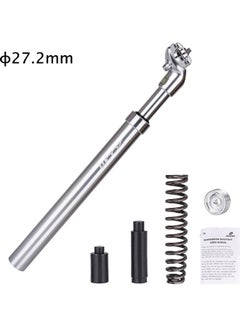 27.2 x 350mm/31.6 x 350mm Bicycle Suspension Seatpost MTB Mountain Bike Shock Absorber Seat Post Tube 40 x 6 x 9cm