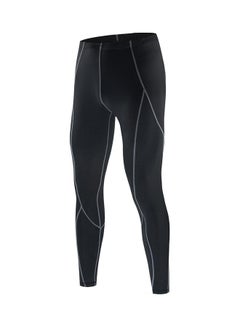 Men Compression Pants Sports Baselayer Workout Active Tights Leggings 23 x 1 x 18cm