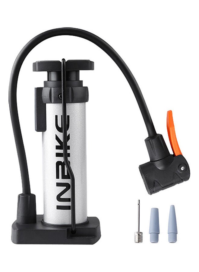 Generic Mini  Bike Pump Mini Portable Bike Tire Pump Bicycle Foot Pump Air Pump Fits Presta & Schrader Valve 18*8.5*9.5cm  - Image 1