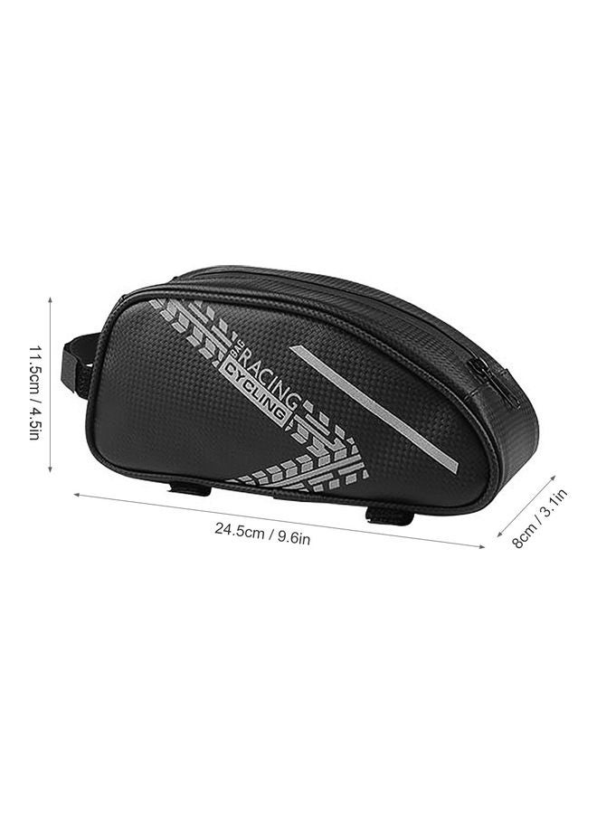 Generic Bicycle Triangle Frame Bag Waterproof Storage Bag 24.5 x 8 x 11.5cm  - Image 2