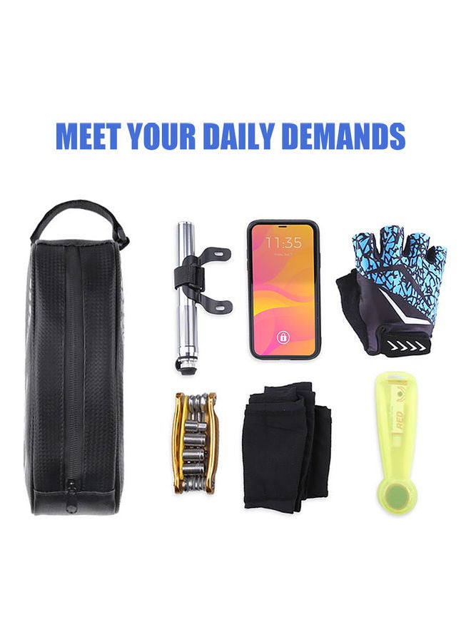 Generic Bicycle Triangle Frame Bag Waterproof Storage Bag 24.5 x 8 x 11.5cm  - Image 3
