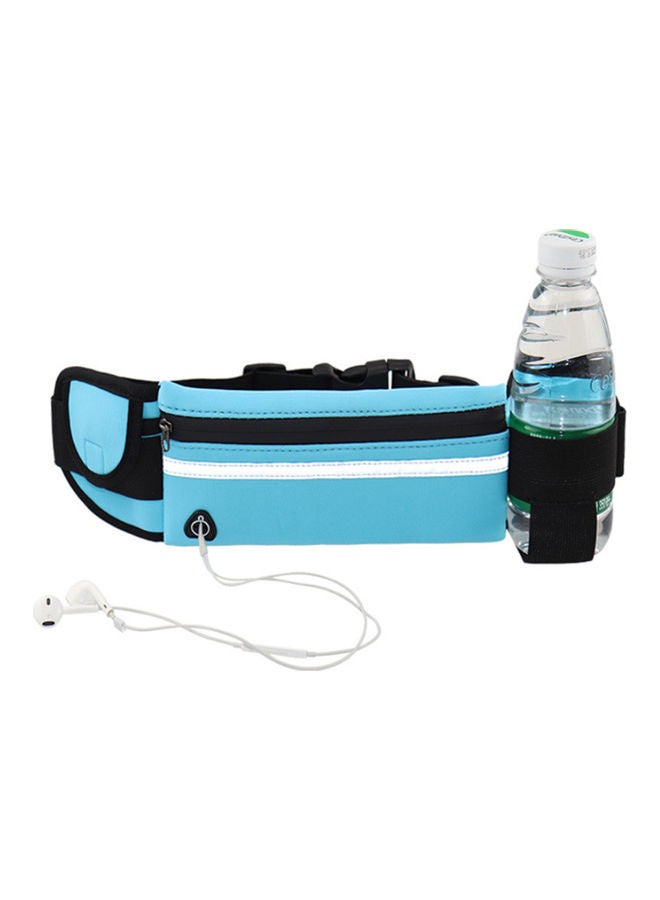 Generic - Running Waist Bag with Bottle Holder Sports Travel Portable Gym Bag Hold Water for Men Women (Rose red) 7.7*0.5*1.2cm - Image 1