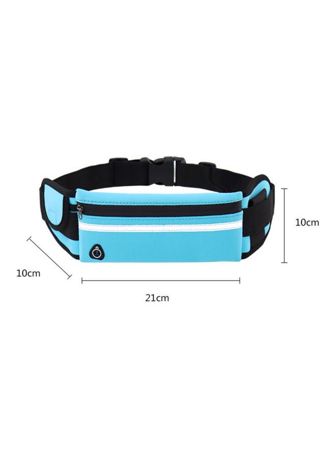 Generic - Running Waist Bag with Bottle Holder Sports Travel Portable Gym Bag Hold Water for Men Women (Rose red) 7.7*0.5*1.2cm - Image 1