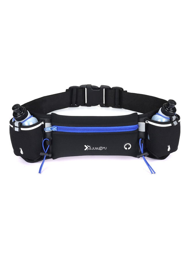 Generic - Waist Bag Running Belt With Water Bottles Blue - Image 1