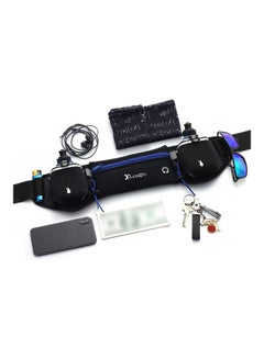 Generic Waist Bag Running Belt With Water Bottles Blue  - Image 5