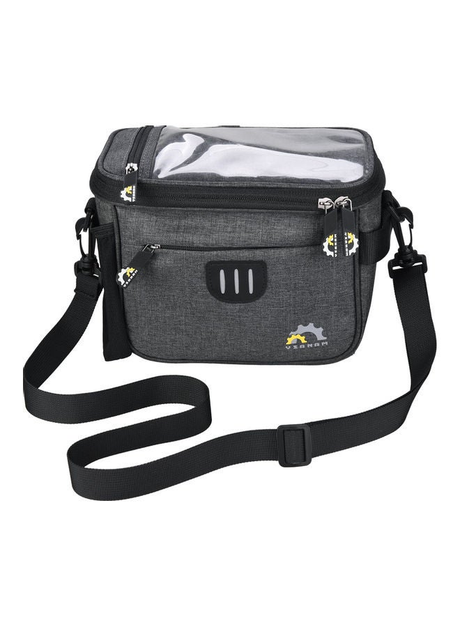 Generic 3L Bike Phone Bags with Touch Screen Phone Pocket Waterproof Bicycle Top Tube Mount Front Handlebar Bags Bike Storage Bag Cycling Pack 24*15*18cm  - Image 2