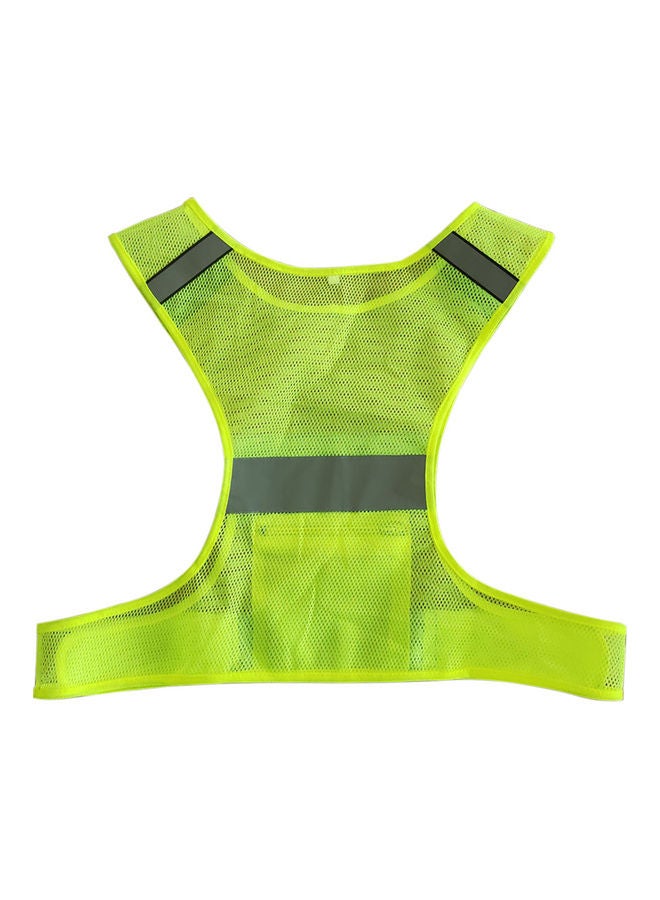 Generic Adjustable High Visibility Reflective Vest With Wrist Arm Bands Safety Gear For Night Cycling Jogging Running 20 x 3 x 15cm  - Image 2