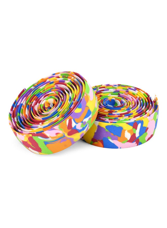 Generic 2pcs of Bicycle Handlebar Tapes Soft Road Bike Handlebar Band Breathable Non-Slip Cycling Handlebar Belt EVA Bar Tape Bicycle   Horns Belt Bike Anti-Slip Shockproof Wrap Riding Equipment 22*4*13.5cm  - Image 2