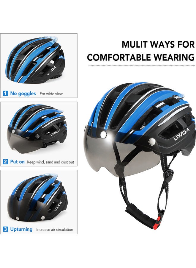 Generic Magnetic Visor Protective Helmet Goggles For Cycling 21 x 9 x 10cm - Image 4