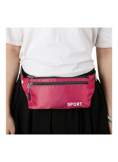 Fanny Pack Waist Pouch Sport Belt Bag for Waist Chest Hip Bum Lightweight 3 Pockets Outdoor Cycling Hiking Front Bags 13*3*11cm