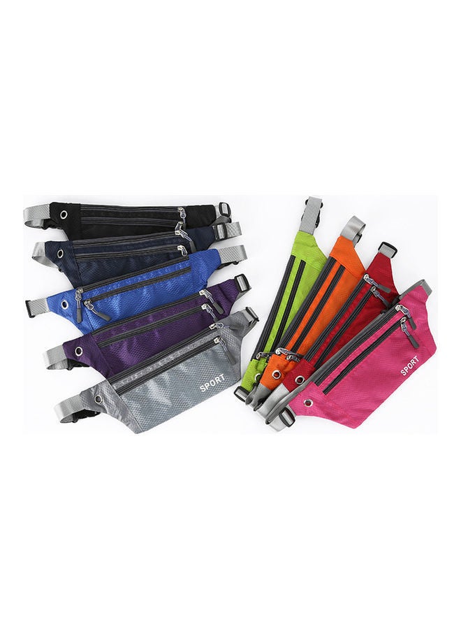 Generic - Fanny Pack Waist Pouch Sport Belt Bag for Waist Chest Hip Bum Lightweight 3 Pockets Outdoor Cycling Hiking Front Bags 13*3*11cm - Image 1