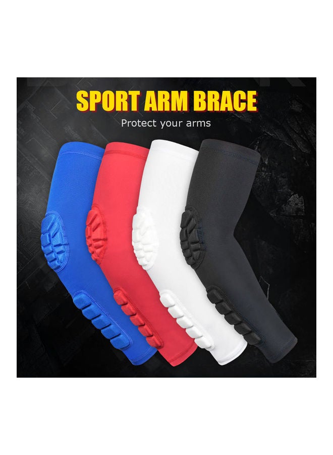 Generic 2-Pieces Compression Arm Sleeves Elbow Brace Pad 15x5x10cm  - Image 2