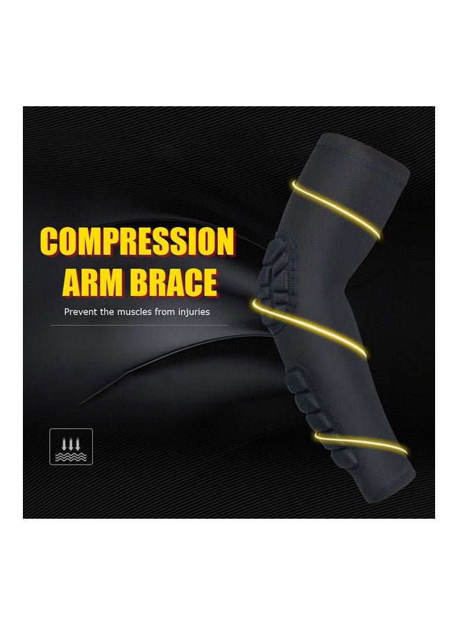 Generic 2-Pieces Compression Arm Sleeves Elbow Brace Pad 15x5x10cm  - Image 3