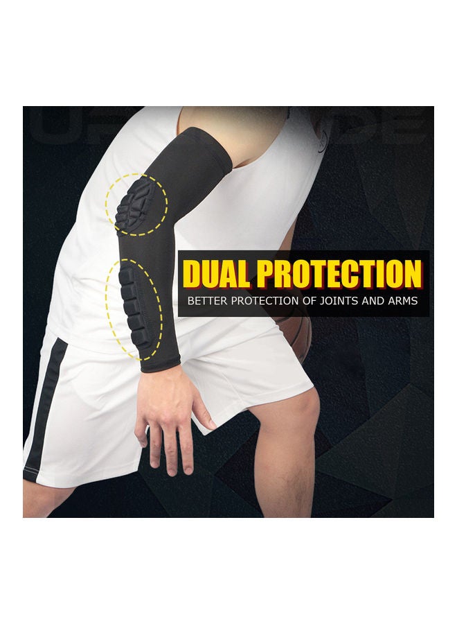 Generic 2-Pieces Compression Arm Sleeves Elbow Brace Pad 15x5x10cm  - Image 4