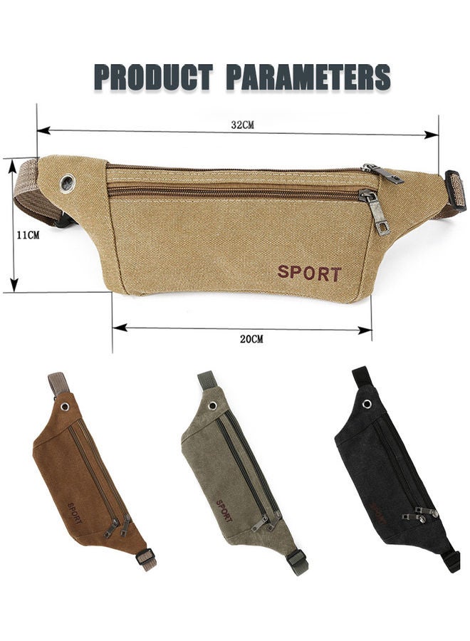 Generic Sports Waist Pack Shoulder Bag 18x3x10cm - Image 4