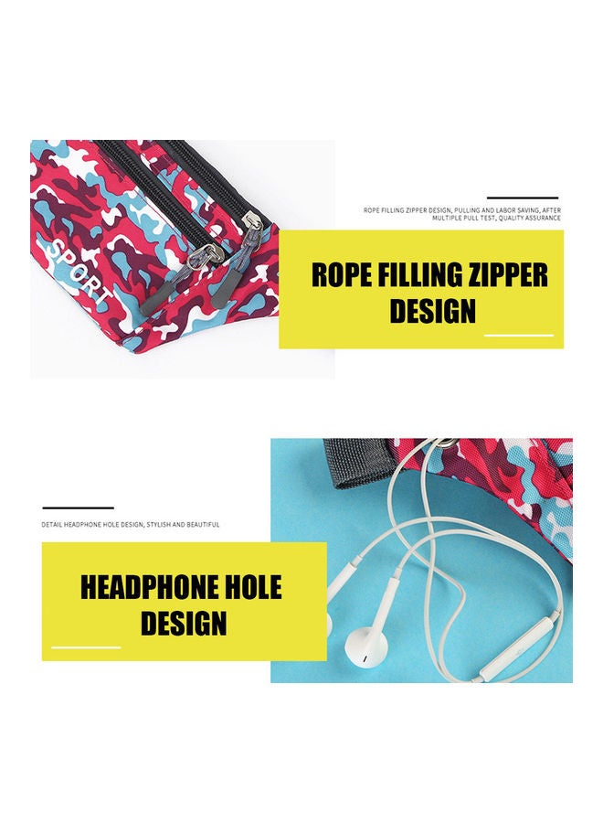 Generic Fashion Women Camouflage Printed Sports Waist Pack Outdoor Mobile Phone Mini Joker Waist Bag Belt Bag Envelope Shoulder Bag 20*2*15cm  - Image 3
