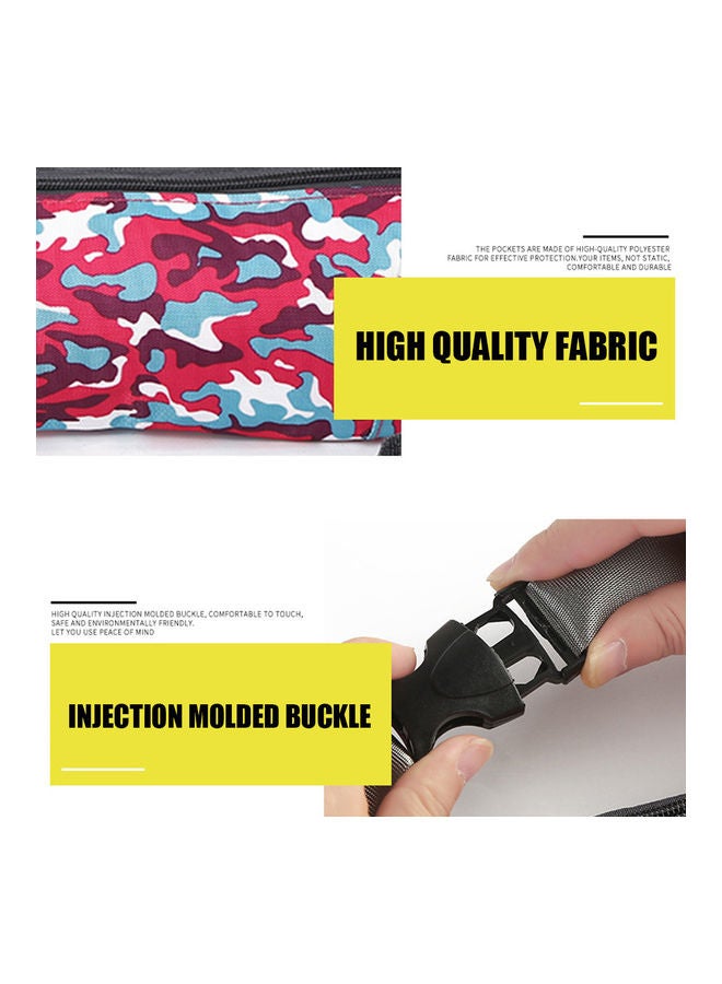 Generic Fashion Women Camouflage Printed Sports Waist Pack Outdoor Mobile Phone Mini Joker Waist Bag Belt Bag Envelope Shoulder Bag 20*2*15cm  - Image 4