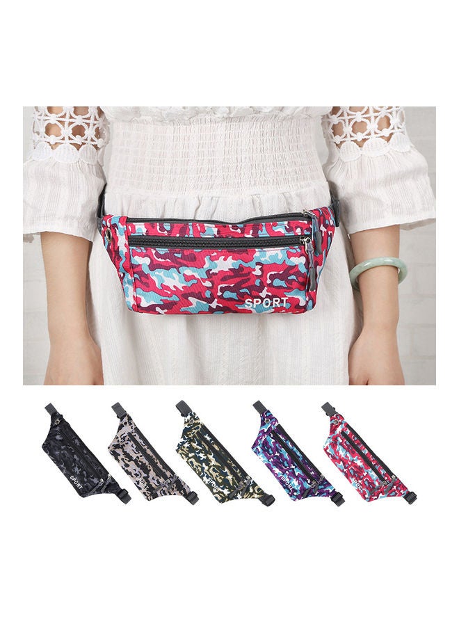 Generic Fashion Women Camouflage Printed Sports Waist Pack Outdoor Mobile Phone Mini Joker Waist Bag Belt Bag Envelope Shoulder Bag 20*2*15cm  - Image 5