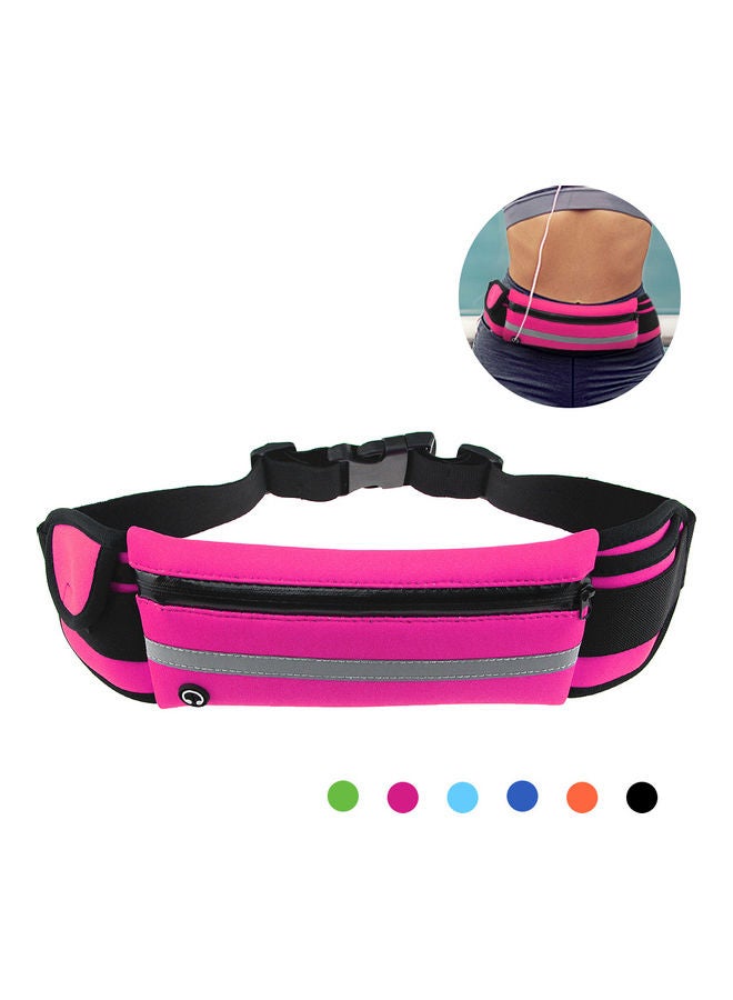 Generic - Multifunctional Waist Belt Ultra Light Waist Pouch Waterproof Gym Phone Holder Cellphone Pouch Waist Bag  Running Band Outdoor Running Bag Riding Bag Women Men Sport Bag Fitness Equipment Fitness Workout Belt Sport Waist Pack Exercise Waist Bag 24*4*14cm - Image 1