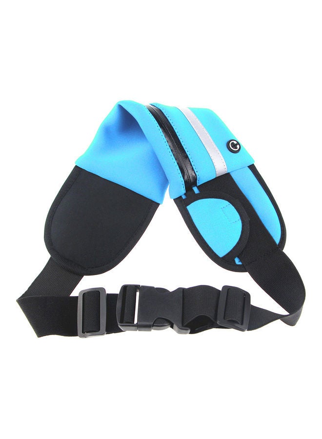 Generic - Multifunctional Waist Belt Ultra Light Waist Pouch Waterproof Gym Phone Holder Cellphone Pouch Waist Bag  Running Band Outdoor Running Bag Riding Bag Women Men Sport Bag Fitness Equipment Fitness Workout Belt Sport Waist Pack Exercise Waist Bag 24*4*14cm - Image 1