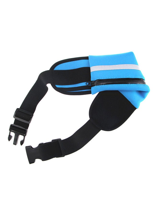 Generic - Multifunctional Waist Belt Ultra Light Waist Pouch Waterproof Gym Phone Holder Cellphone Pouch Waist Bag  Running Band Outdoor Running Bag Riding Bag Women Men Sport Bag Fitness Equipment Fitness Workout Belt Sport Waist Pack Exercise Waist Bag 24*4*14cm - Image 1