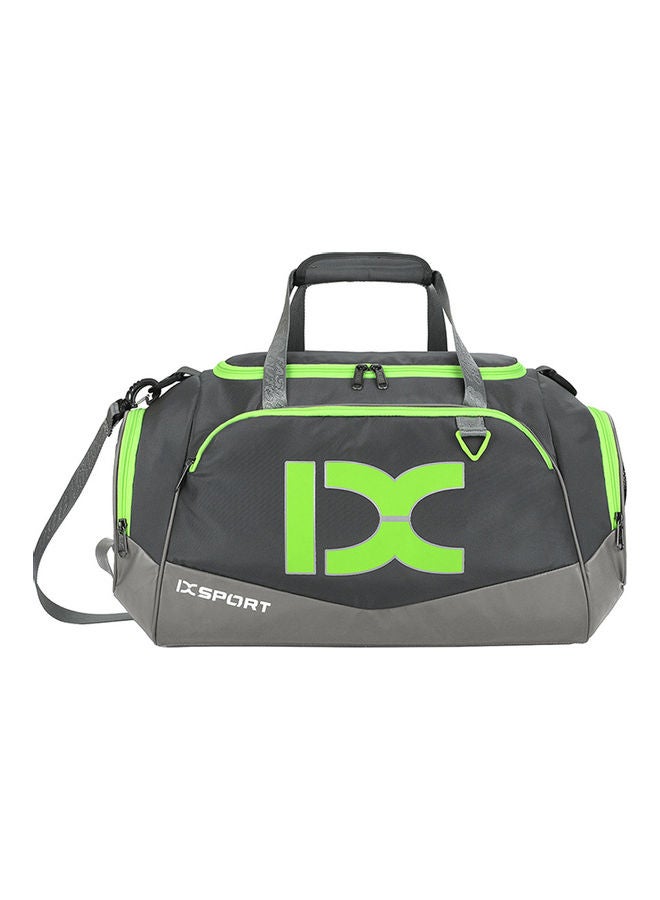Generic 40L Sports Bag Training Gym Bag Unisex Fitness Bags Practical Multifunction Bag Large Capacity Outdoor Sporting Tote grey and green  - Image 1