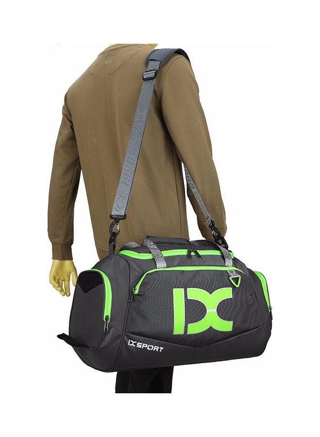 Generic 40L Sports Bag Training Gym Bag Unisex Fitness Bags Practical Multifunction Bag Large Capacity Outdoor Sporting Tote black and green  - Image 4