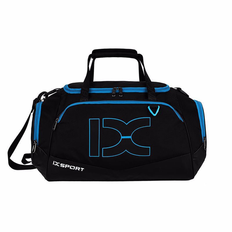Generic 40L Sports Bag Training Gym Bag Unisex Fitness Bags Practical Multifunction Bag Large Capacity Outdoor Sporting Tote black and blue  - Image 4