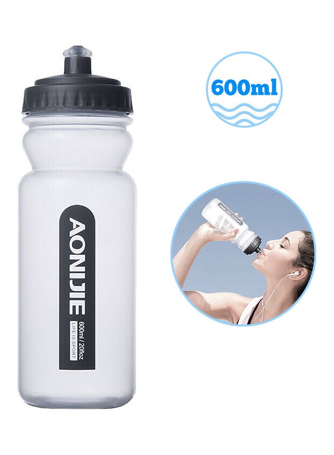 Generic 600ml Sports Water Bottle PP Drinking Kettle 23 x 3 x 23cm - Image 1