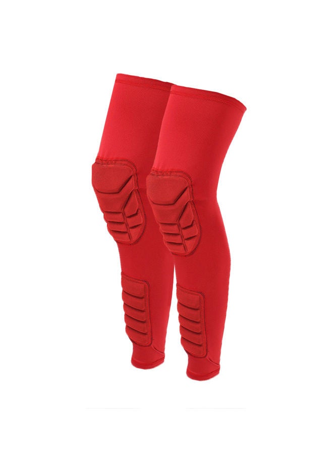 Generic 1-Pair Support Knee Pad Long Leg Sleeve Brace-Protector L 16x3x14cm  - Image 1