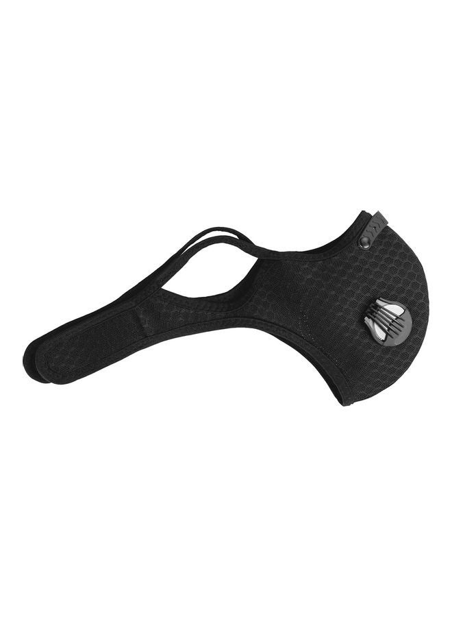 Generic Adults Mouth Mask With Double Valves Active Carbon Filter Adjustable 25*2*20cm  - Image 4