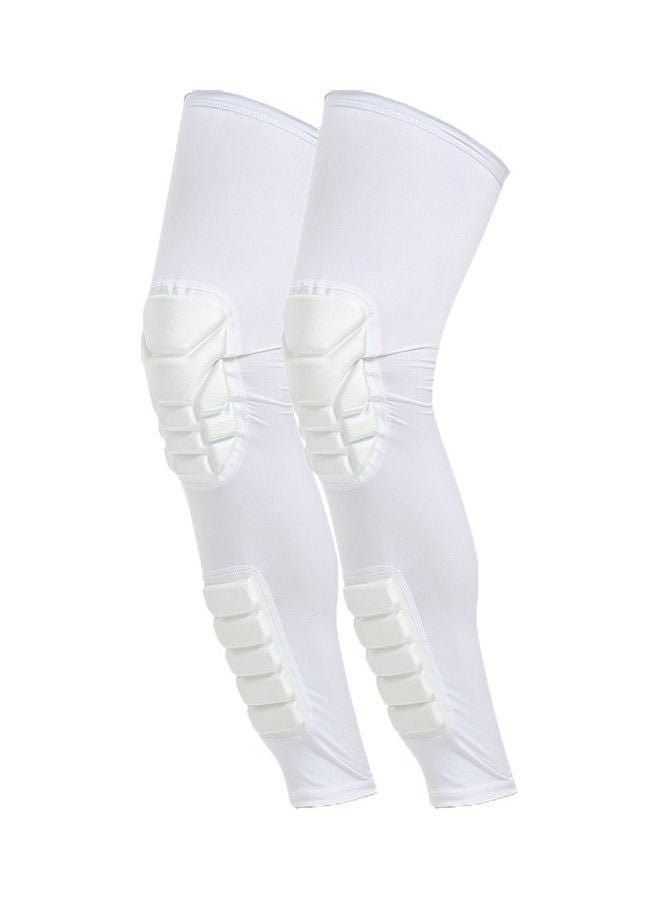 1-Pair Support Knee Pad Long Leg Sleeve Brace Protector M 16x3x14cm - Image 1