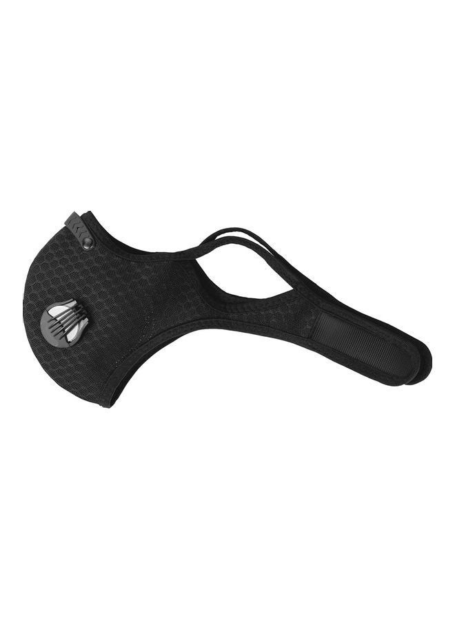 Generic Adults Mouth Mask With Double Valves Active Carbon Filter Adjustable 25*2*20cm  - Image 5