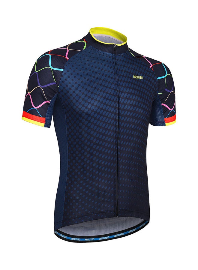 Generic Men's Cycling Clothing Set Quick-Dry Shirt 3D Cushion Padded Short Pants XL 28 x 6 x 23cm - Image 2